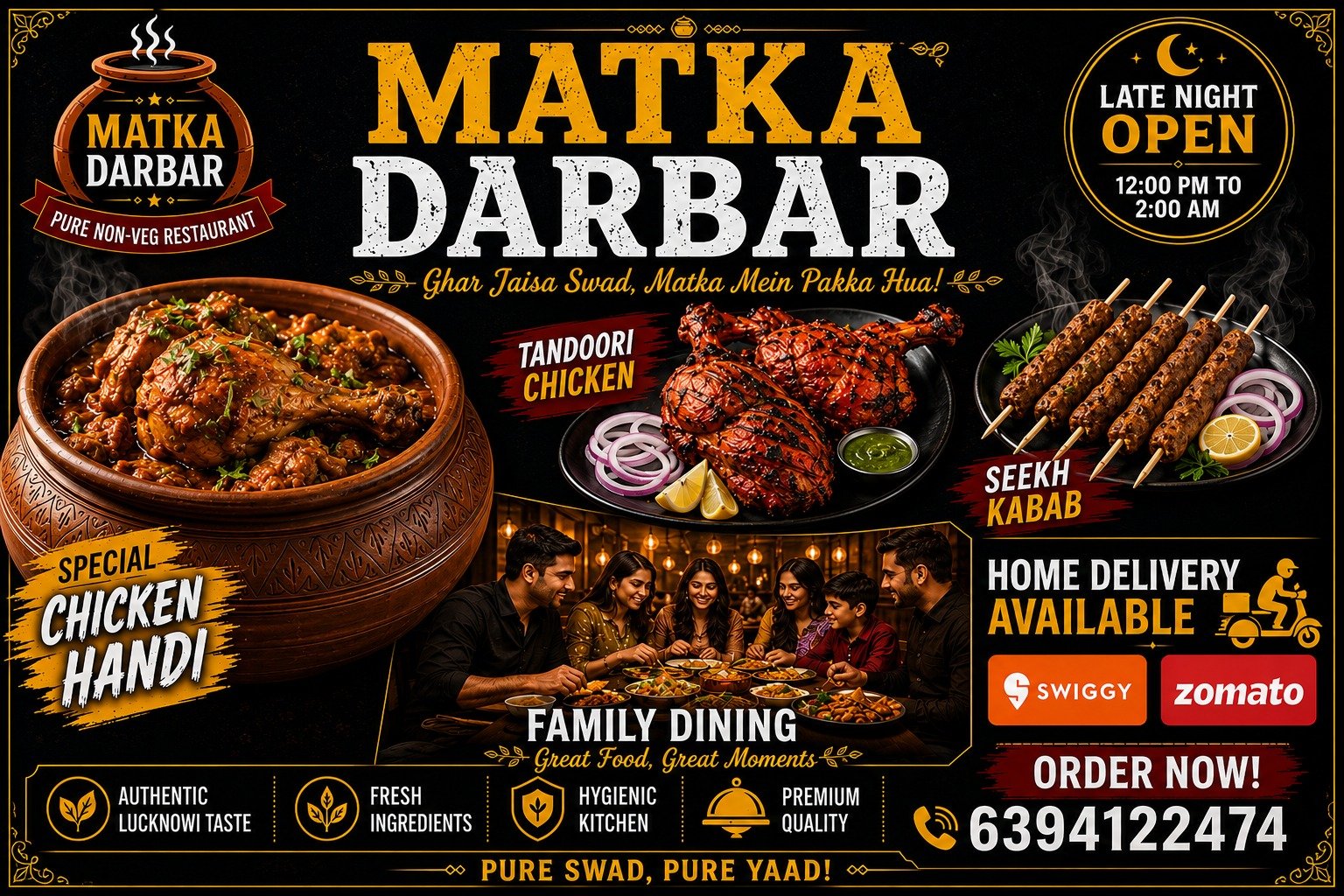 Matka Darbar Chef with Matka