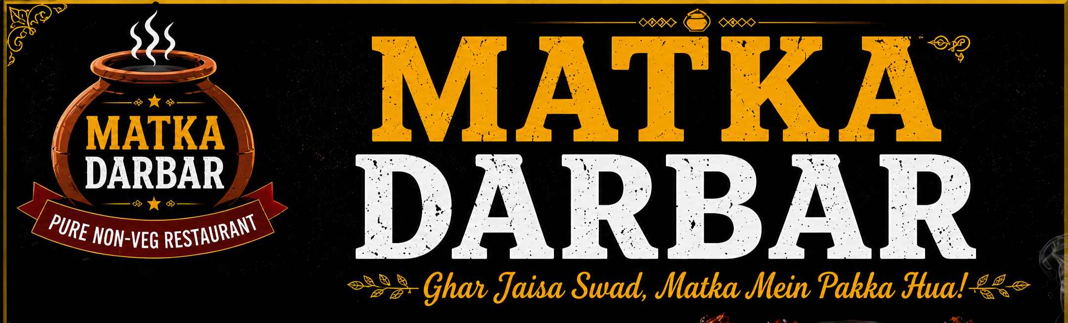Matka Darbar Non Veg Logo